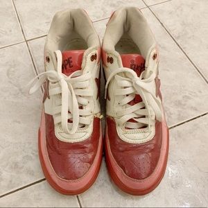 OG PINK BAPESTA ROADSTA SNEAKERS SIZE 9.5